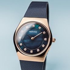 Damenuhr - BERING 11927-367 - Quarz, Stahl IP Rosé