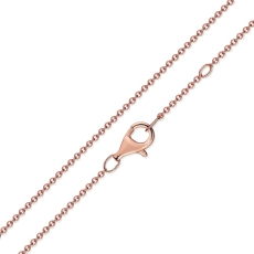 Kette/Anker - Kesef 9451 - 925/- Silber Rosé vergoldet, Karabiner