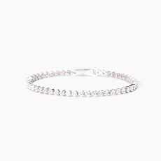 Armband - Mabina 533948-18 - 925/- Silber rhodiniert, Zirkonia