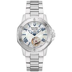 Damenuhr - BULOVA 96L326 - Automatik, Edelstahl