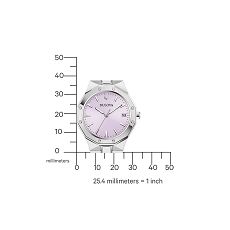Damenuhr - BULOVA 96M170 - Quarz, Edelstahl