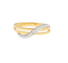 Damenring - Max Fröhlich ARI1023/64 - 333/- Gold Bicolor, Zirkonia
