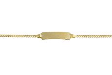 Identitäts-Armband/Panzer - 87877-01 - 333/- Gelbgold