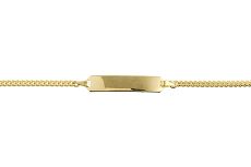 Identitäts-Armband/Panzer - 48998-01 - 333/- Gelbgold