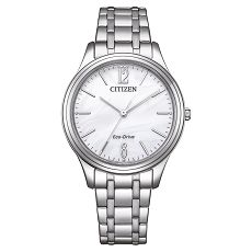 Damenuhr - CITIZEN EM0411-71A - Solar, Edelstahl