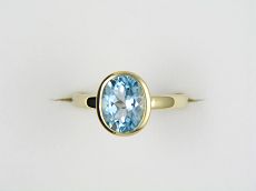 Damenring - 94829-56 - 333/- Gelbgold, Topas