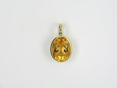 Anhänger - 94831-01 - 333/- Gelbgold, Citrin