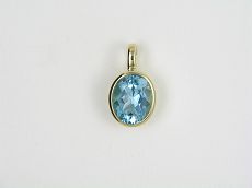 Anhänger - 94830-01 - 333/- Gelbgold, Topas