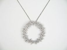 Collier - 94383-01 - 925/- Silber rhodiniert, Zirkonia