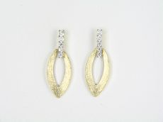 Ohrstecker - 94525-01 - 333/- Gelbgold, Zirkonia Weiß