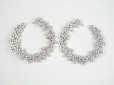 Ohrstecker - 94384-01 - 925/- Silber rhodiniert, Zirkonia Weiß