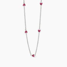 Collier - Mabina 553757 - 925/- Silber rhodiniert, Zirkonia