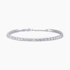 Armband - Mabina 533287 - 925/- Silber rhodiniert, Zirkonia