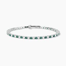Armband - Mabina 533458-M - 925/- Silber rhodiniert, Zirkonia