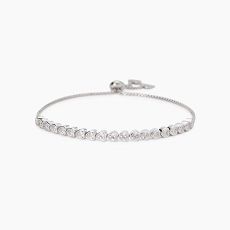 Armband - Mabina 533902 - 925/- Silber rhodiniert, Zirkonia