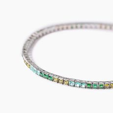 Armband - Mabina 533955 - 925/- Silber rhodiniert, Zirkonia