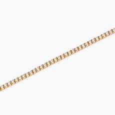 Armband - Mabina 533958 - 925/- Silber Gelb vergoldet, Zirkonia