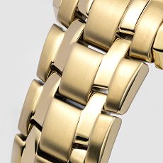 Herrenuhr - Jacques Lemans 1-2117ZI - Quarz, Stahl IP Gold