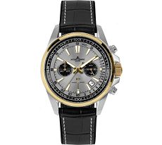 Herrenuhr - Jacques Lemans 1-2117ZL - Quarz, Stahl IP Gold