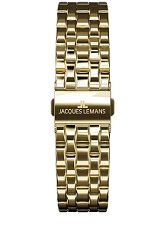 Damenuhr - Jacques Lemans 1-2219D - Quarz, Stahl IP Gold