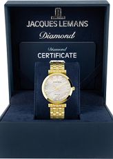 Damenuhr - Jacques Lemans D-12C - Quarz, Edelstahl