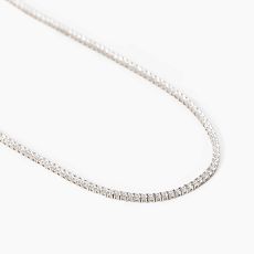 Collier - Mabina 553454 - 925/- Silber rhodiniert, Zirkonia