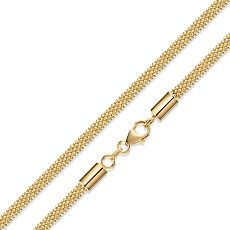 Kette/Anker - Kesef 54653 - 925/- Silber Gelb vergoldet, Karabiner