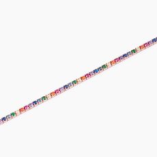 Armband - Mabina 533962 - 925/- Silber Rosé vergoldet, Zirkonia