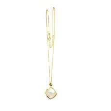 Collier - Gerry Eder 15.ES1418 - 925/- Silber Gelb vergoldet, Perlmutt
