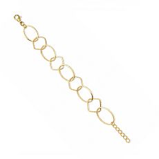 Armband - Gerry Eder 41.ES1438 - 925/- Silber Gelb vergoldet