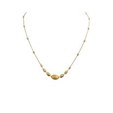Collier - Gerry Eder 15.ES1425 - 925/- Silber Gelb vergoldet