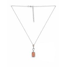 Collier - Gerry Eder 15.ES1424 - 925/- Silber rhodiniert, Perlmut