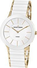 Damenuhr - Jacques Lemans 1-1856C - Quarz, Stahl IP Gold