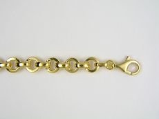 Armband - 93336-01 - 925/- Silber Gelb vergoldet