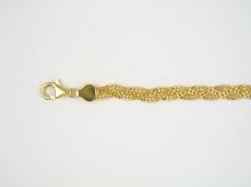 Armband - 94248-01 - 925/- Silber Gelb vergoldet