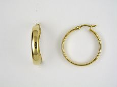 Creolen - 93447-01 - 925/- Silber Gelb vergoldet