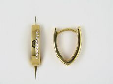 Creolen - 94983-01 - 925/- Silber Gelb vergoldet