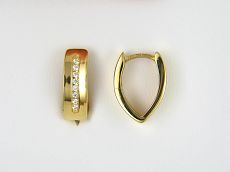 Creolen - 94982-01 - 925/- Silber Gelb vergoldet