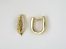 Creolen - 94986-01 - 925/- Silber Gelb vergoldet
