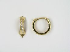 Creolen - 94976-01 - 925/- Silber Gelb vergoldet