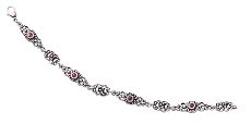 Armband - Gerry Eder 41.0167 - 925/- Silber, Granat