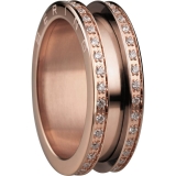 Damenring - BERING 523-37-X3 - Edelstahl Rosé vergoldet, Zirkonia