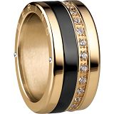 Damenring - BERING 520-20-X4_554-60-X1_556-27-X1 - Edelstahl Gelb vergoldet, Zir