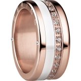 Damenring - BERING 520-30-X4_554-50-X1_556-37-X1 - Edelstahl Rosé vergoldet, Zir