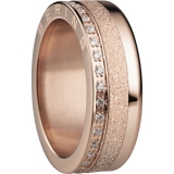Damenring - BERING 599-3323-X3_557-39-X1 - Edelstahl Rosé vergoldet, Zirkonia
