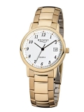 Herrenuhr - REGENT F784 - Quarz, Stahl IP Gold