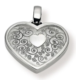 Anhänger - Gerry Eder 21.9037 - 925/- Silber, ohne Stein, Herz