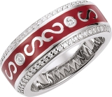 Damenring - Gerry Eder 53.ES1005 - 925/- Silber rhodiniert, Zirkonia