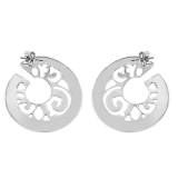 Ohrstecker - BOCCADAMO XOR061 - Bronze rhodiniert