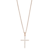 Kette mit Anhänger - NANA KAY ST1043 - 925/- Silber Rosé vergoldet, Zirkonia